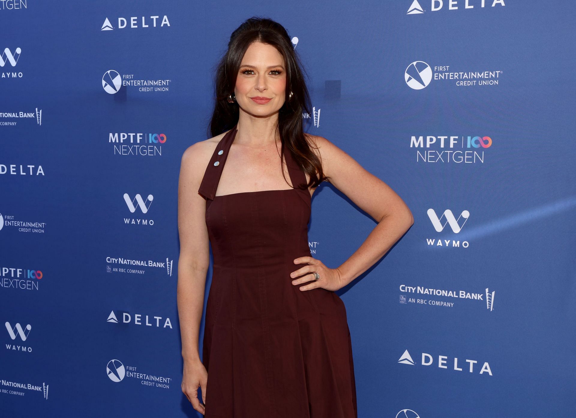 Katie Lowes attends the MPTF NextGen Annual Summer Party fundraiser (Image via Getty)